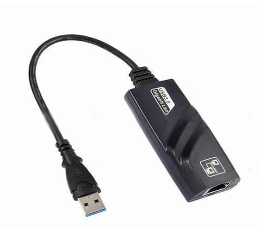 USB 3.0 to 10/100/1000 Mbps Gigabit RJ45 Ethernet LAN Network Adapter For Laptop