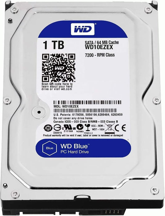 Western Digital 1TB SATA WD10EZEX 6GBs 7200RPM