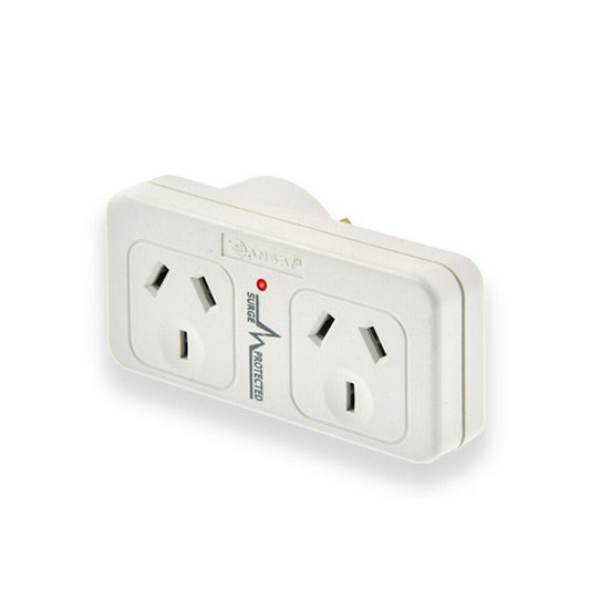 Sansai 2 Way Power Adapter - Surge Protected
