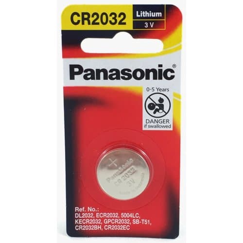 Panasonic Lithium 3v Coin Battery CR2032 1pk