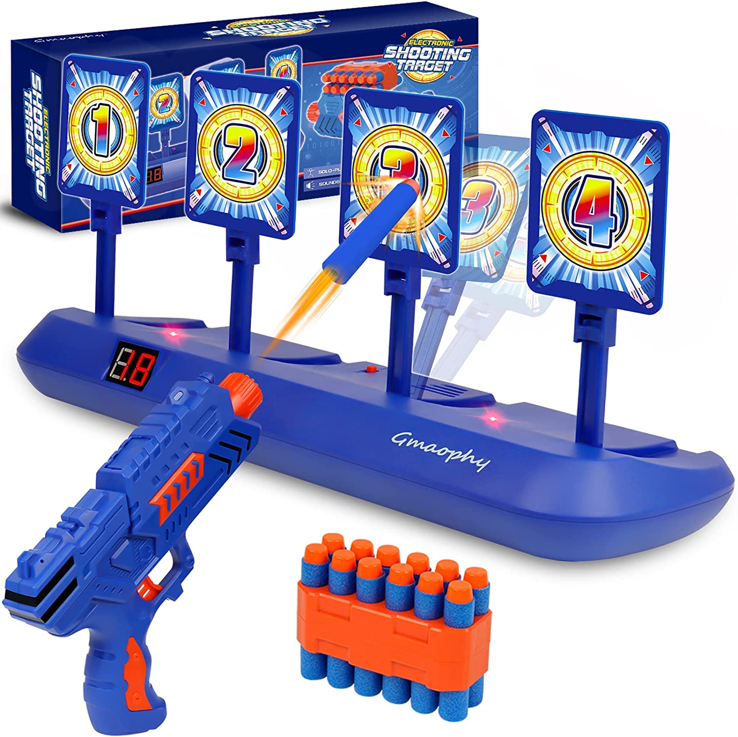 Nerf Gun Targets Lehoo Castle Electronic Shooting Targets, Digital