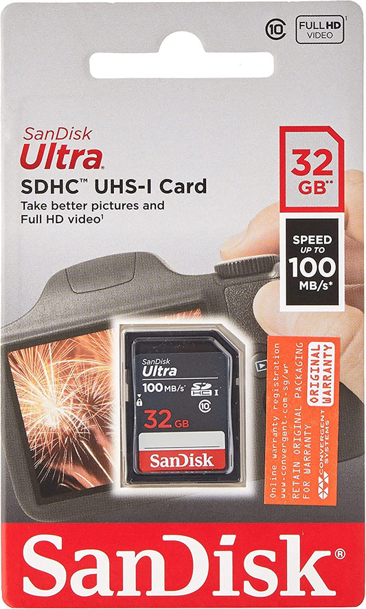 SanDisk Ultra SDHC-I UHS-I 32GB Card 100MB/s Class 10