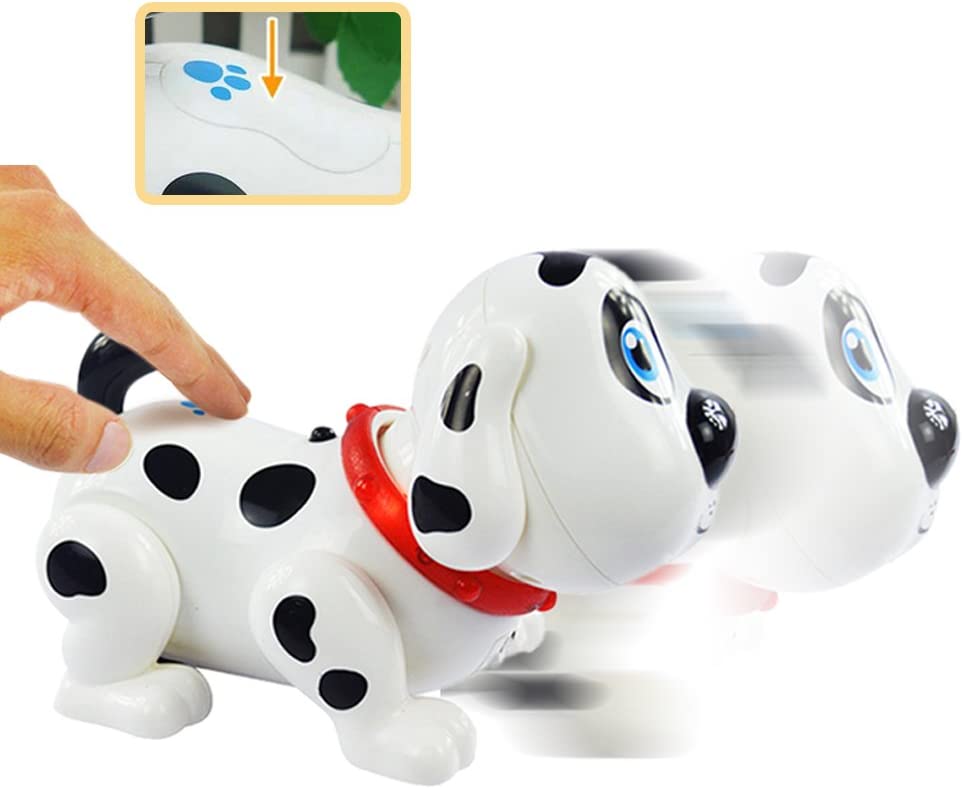 Electronic Pet Dog Harry. Batteries Included. Interactive Smart Puppy Toy Robot Responds to Touch, Walks, Barks, Sings, Dances, Chasing Fun Activities