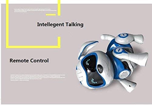 Mini AI Robot Dog with Magent Bone, Smart Interactive Puppy Pet Electronic Robotic Dogs Toy for Aged 3 4 5 6 7 8-12 Year Old Kids Boys Girls Toddlers, Birthday Gifts Wireless Walk Talk Voice Control