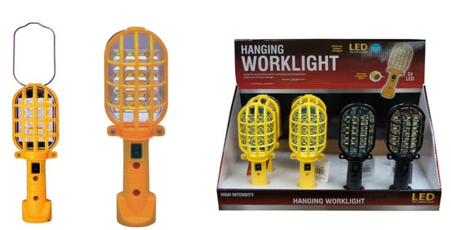 Hanging LED Worklight with Magnetic Base Countertop Display