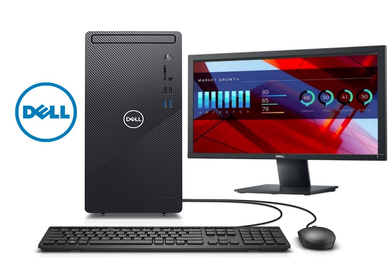 Dell Inspiron 3891  i5 11400 2.6GHz  12GB DDR4; 1 TB HDD + 256 GB SSD; Intel UHD 630 Graphics; Wi-Fi AX 6