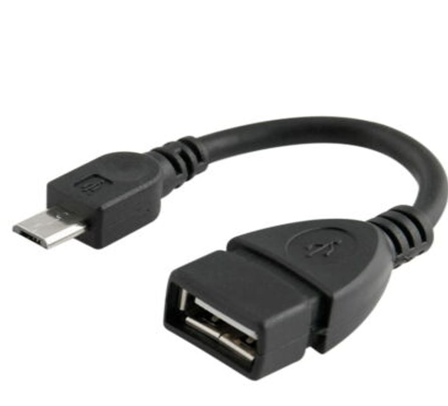 Micro-USB Male to USB 2.0 Female Host OTG Adapter Cable