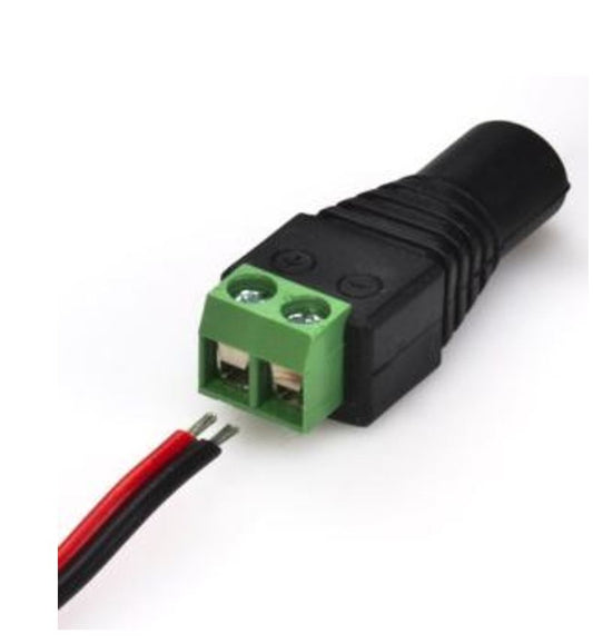 DC MALE POWER JACK CONNECTOR PLUG ADAPTER FOR CCTV SECURITY CAMERA