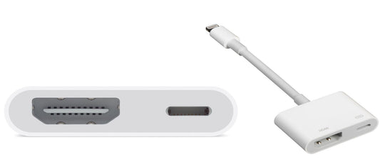 GENUINE APPLE LIGHTNING TO HDMI DIGITAL AV HDTV MONITOR ADAPTER MD826AM/A