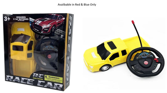 Battery Operated Super Race Car with Steering Wheel Remote Control