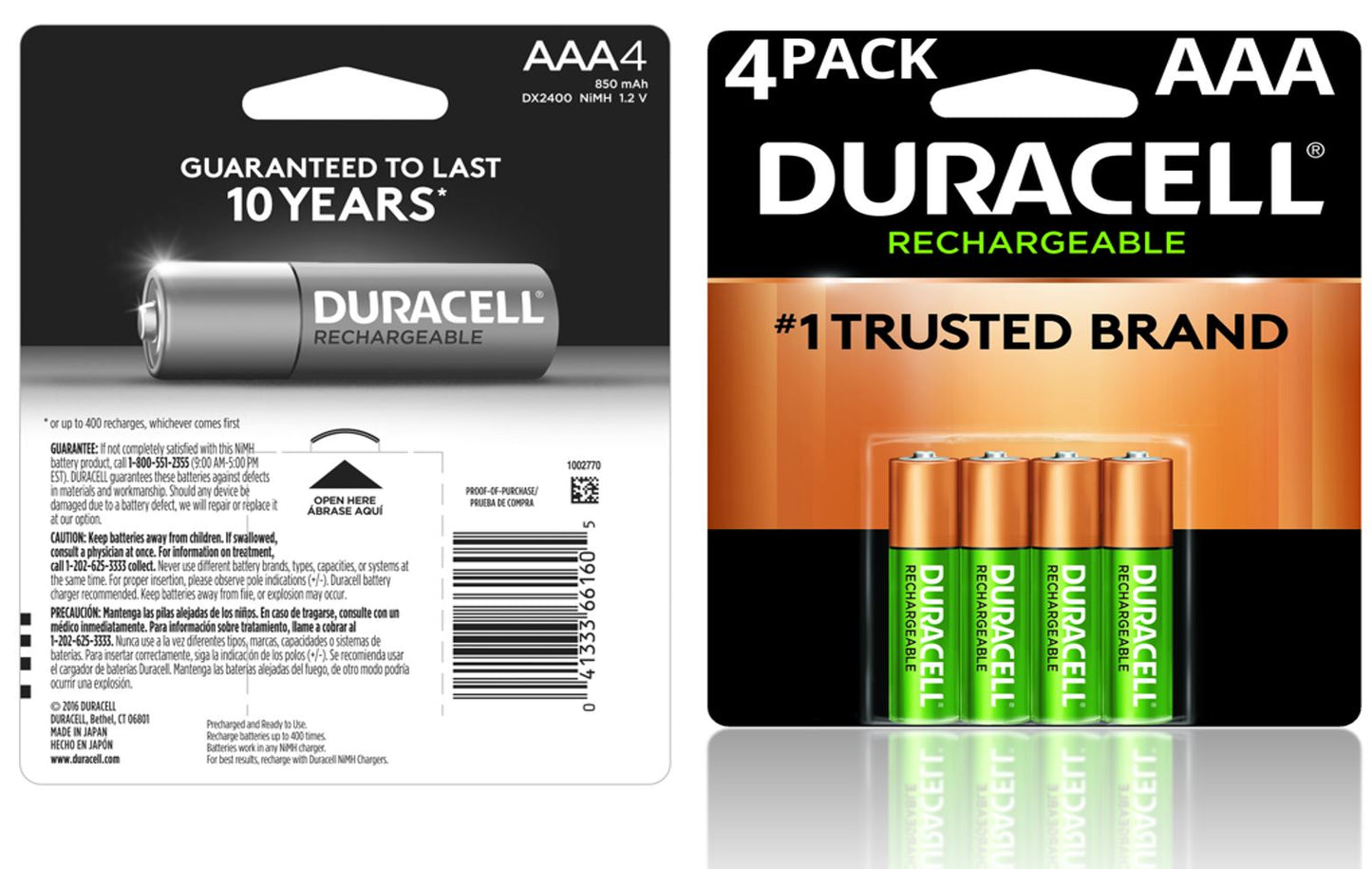 Duracell® AAA Rechargeable Batteries