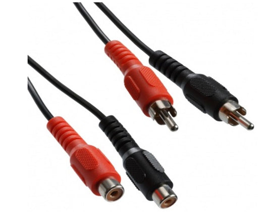 DIGITUS 2X RCA EXT. CABLE (M/F) 10M  ( CA1806 )