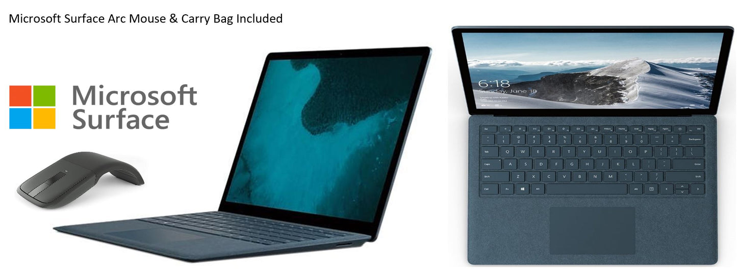 Microsoft Surface Laptop 2 Core™ i7-8650U 256GB SSD 8GB 13.5" (2256x1504) TOUCHSCREEN WIN10 Pro COBALT BLUE