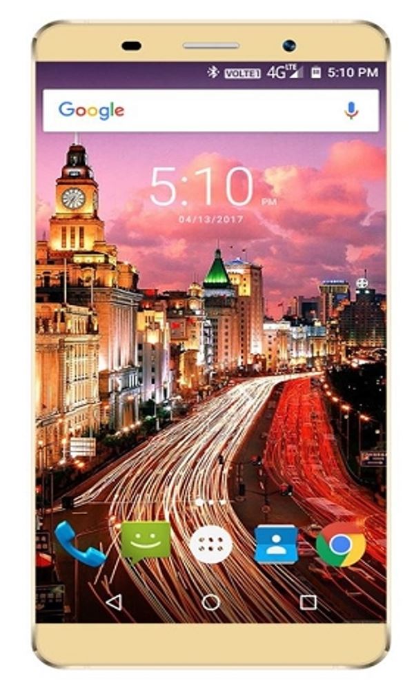 Maxwest Astro X55 LTE 5.5" Touch Quad-Core 1.25GHz 16GB Unlocked Quad Band GSM Dual-SIM Smartphone Android 6.0 (Gold)