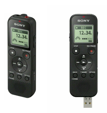 Sony ICD-PX370 Digital Voice Recorder Built-In USB 57 HRS Voice Recorder/ MP3